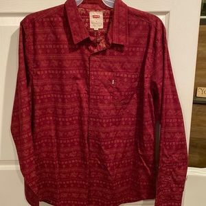 Levi’s button down casual longsleeve shirt size extra large never worn